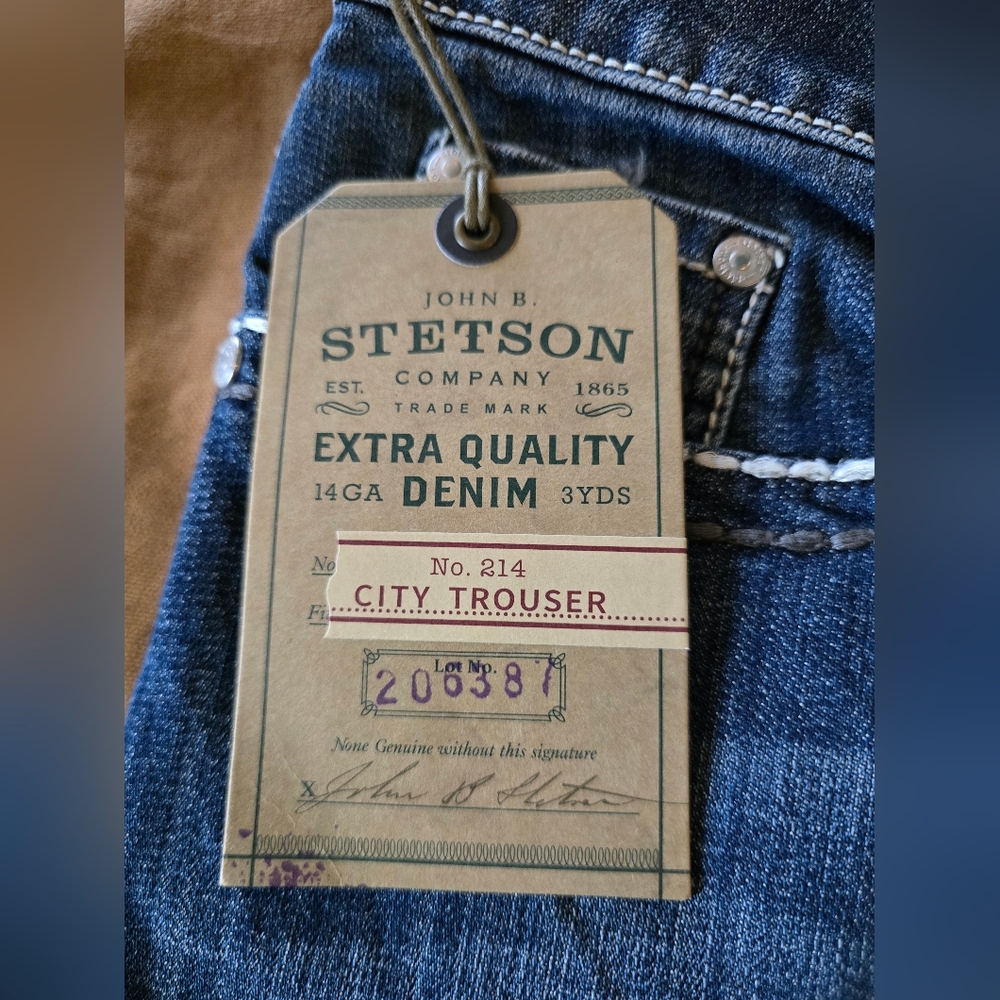 Stetson Indigo Denim Pants - Picture 8 of 9